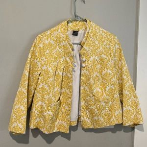 Women’s Yellow Cape Blazer